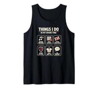 Things I Do in My Spare Time Indie Music Lover Band Tank Top