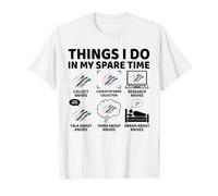 Things I Do in My Spare Time Knife Collecting Collector T-Shirt