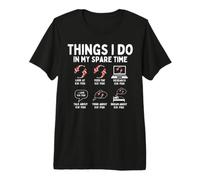 Things I Do in My Spare Time Koi Fish Japanese koi Fish Premium T-Shirt