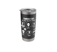 Things I Do in My Spare Time Look At Panda Stainless Steel Insulated Tumbler