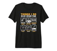 Things I Do in My Spare Time Magician Magic Illusionist Premium T-Shirt