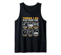Things I Do in My Spare Time Magician Magic Illusionist Tank Top