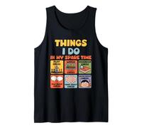 Things I Do in My Spare Time Only Chess Play Talk Dream Tank Top