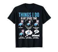 Things I Do In My Spare Time, Pinball Gamer T-Shirt