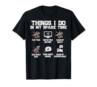 Things I Do in My Spare Time Polo Horse Polo Athletes Horse T-Shirt