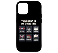 Things I Do In My Spare Time Powerlifter Gym Lifting Case for iPhone 12/12 Pro