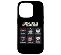 Things I Do In My Spare Time Powerlifter Gym Lifting Case for iPhone 14 Pro