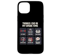 Things I Do In My Spare Time Powerlifter Gym Lifting Case for iPhone 15 Plus