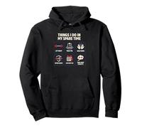 Things I Do In My Spare Time Powerlifter Gym Lifting Pullover Hoodie