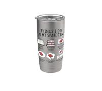 Things I Do in My Spare Time Read Books Funny Bookworm Stainless Steel Insulated Tumbler