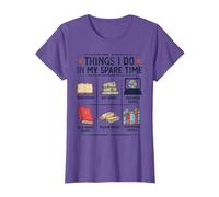 Things I Do In My Spare Time Reading Book - Book Readers T-Shirt