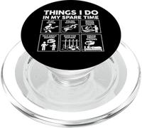 Things I Do In My Spare Time Rock Music Rock Band Guitarist PopSockets PopGrip for MagSafe