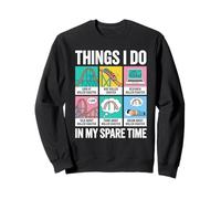 Things I Do In My Spare Time Roller Coaster Sweatshirt