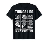 Things I Do in My Spare Time Roller Coaster T-Shirt