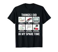 Things I Do in My Spare Time Roller Coaster T-Shirt