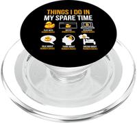 Things I Do In My Spare Time Rubber Duck Duckling Duckie PopSockets PopGrip for MagSafe