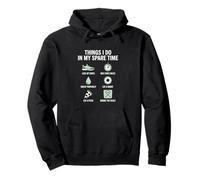 Things I Do In My Spare Time Running Marathon Runner Pullover Hoodie