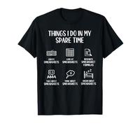 Things I Do In My Spare Time Spreadsheets Data Analyst T-Shirt