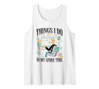 Things I Do in My Spare Time Statistics Data Science Tank Top