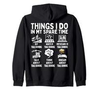 Things I Do In My Spare Time Trail Running Zip Hoodie
