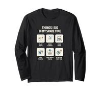 Things I Do in My Spare Time Travel Lover Vacation Long Sleeve T-Shirt