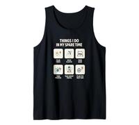 Things I Do in My Spare Time Travel Lover Vacation Tank Top