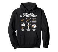 Things I Do In My Spare Time Ukulele Player Hawaiian Guitar Pullover Hoodie