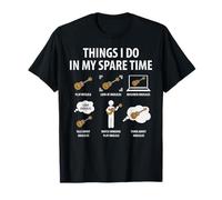 Things I Do in My Spare Time Ukulele Player Hawaiian Guitar T-Shirt