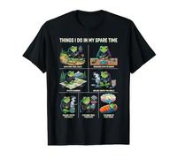 Things I Do in My Spare Time Ultralight Hiking Frog Meme Value Graphic T-Shirt
