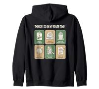 Things I Do In My Spare Time Writing Author Novelist Hobby Zip Hoodie