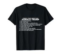 Things I Trust More Than Donald Trump Value Graphic T-Shirt, Men, Black, M