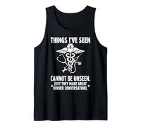 Things I've Seen Cannot Be Unseen Nurse Caduceus Stethoscope Tank Top