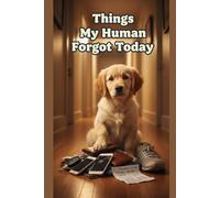 Things My Human Forgot Today Log Book: A Daily Forgetfulness Tracker Written by Your Dog - Funny ADHD Gift