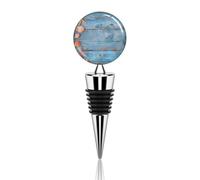 Things on The Ground Wine Stopper Zinc Alloy Beverage Bottle Stopper Reusable Leak Proof Wine Cork Cute Champagne Saver Decorative Bottle Sealer Plug Gift for Men Women