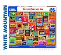 White Mountain - Things Parents Say, 1000 Piece Jigsaw Puzzle