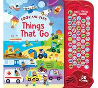 Things That Go: 50 Button Sound Book: Search & Find Book with 50 Noises! (Look and Find Mega Sounds)