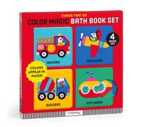 Things That Go Color Magic Bath Book Set
