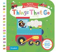 Macmillan My First Touch and Find Things That Go Children Early Learning Activity Book