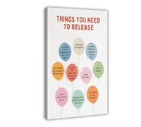Things That Need to Release CBT DBT Therapy Counseling Poster Anxiety Relief Psychology Canvas Poster Bedroom Decor Landscape Office Room Decor Gift 20x30inch(50x75cm)