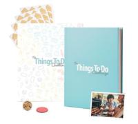 Things to Do Challenge - for Couples - 60+ Activities to Complete - Surprise Scratch Off Date Night & Day Ideas - Includes Photo Corner Stickers, Dice and Coin