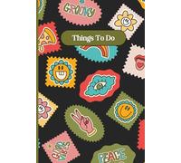 Things To Do Daily Organisation Green Notebook 6" x 9" A5 120 Lined Pages: Notebook For To Do Lists