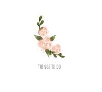 Things To Do: Volume Five - A Minimalist To-Do Notebook