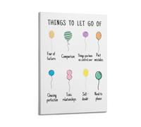 Things To Let Go Of Mental HealthPosters Are Suitable for All Occasions Wall Room Decoration Aesthetics, Wall Art for Home DecorationFrame-style 20x30inch(50x75cm)