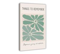 Things to Remember Poster Mental Health Positive Affirmations Therapy Office Motivational Canvas Poster Wall Art Decor Print Picture Paintings for Living Room Bedroom Decoration 20x30inch(50x75cm)