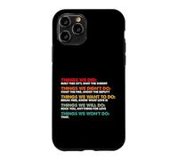Things We Did Didn't Want Will Wont Do Song Retro Vintage Case for iPhone 11 Pro