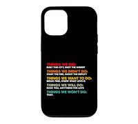 Things We Did Didn't Want Will Wont Do Song Retro Vintage Case for iPhone 12/12 Pro