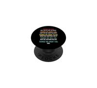 Things We Did Didn't Want Will Won't Do Song Retro Vintage PopSockets Adhesive PopGrip