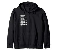 Things We Did Sarcastic Music Checklist Song Lyrics Classic Zip Hoodie
