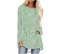 Things Work Blouses Women UK Long Sleeve Lace Tops Women Plus Size 1P Womens Clothing Plus Size Italian Tops and Mint Green