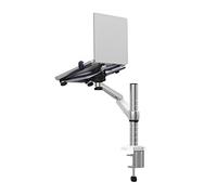 Thingy Club Adjustable Aluminium Universal Single Arm Laptop/Tablet Stand Desk Mount Bracket for 10"-15.6" Laptop with Adjustibility (Tilt ±15°|Swivel 180°|Rotate 360°)